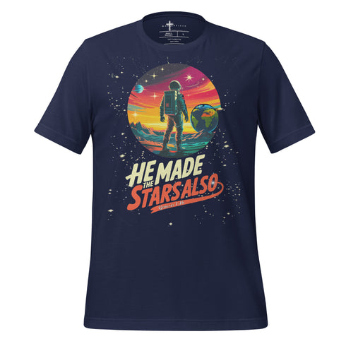 He Made The Stars Also Christian Bible Verse T-Shirt